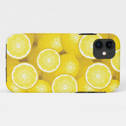 Lemon Pattern 2 Case-Mate iPhone Case (Achterkant (horizontaal))