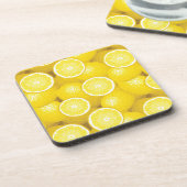 Lemon Pattern 2 Drankjes Onderzetter (Linkerzijde)