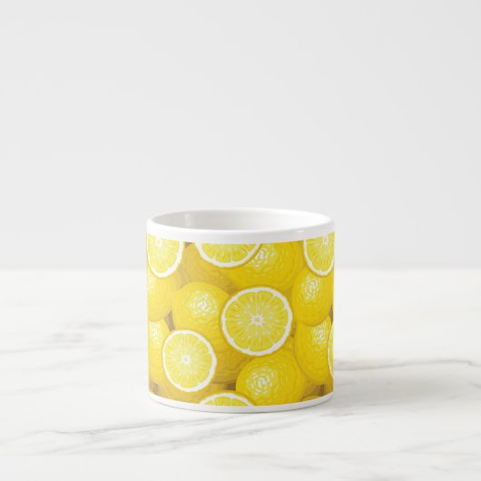 Lemon Pattern 2 Espresso Kop (Voorkant)