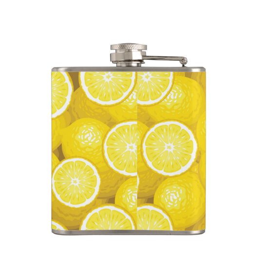 Lemon Pattern 2 Heupfles (Achterkant)