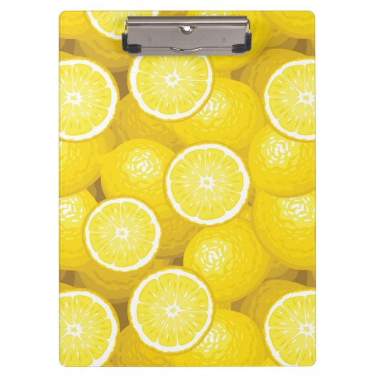 Lemon Pattern 2 Klembord (Voorkant)