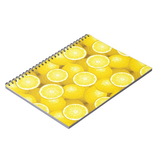 Lemon Pattern 2 Notitieboek (Linkerzijde)