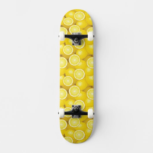 Lemon Pattern 2 Persoonlijk Skateboard (Voorkant)