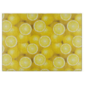 Lemon Pattern 2 Snijplank (Voorkant)