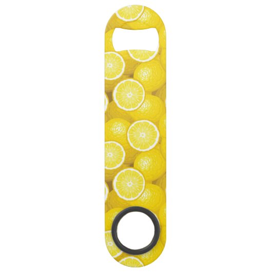 Lemon Pattern 2 Speed Flessenopener (Achterkant)