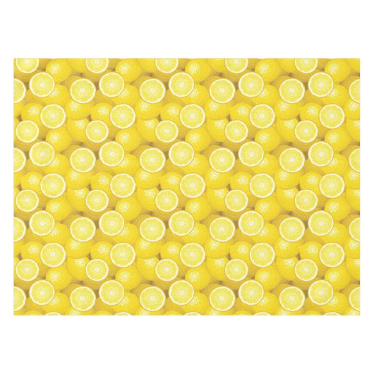 Lemon Pattern 2 Tafelkleed (Voorkant (Horizontaal))