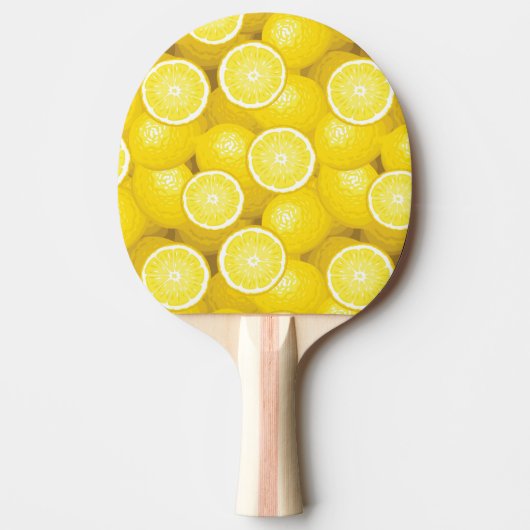 Lemon Pattern 2 Tafeltennisbatje (Voorkant)