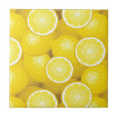 Lemon Pattern 2 Tegeltje (Voorkant)