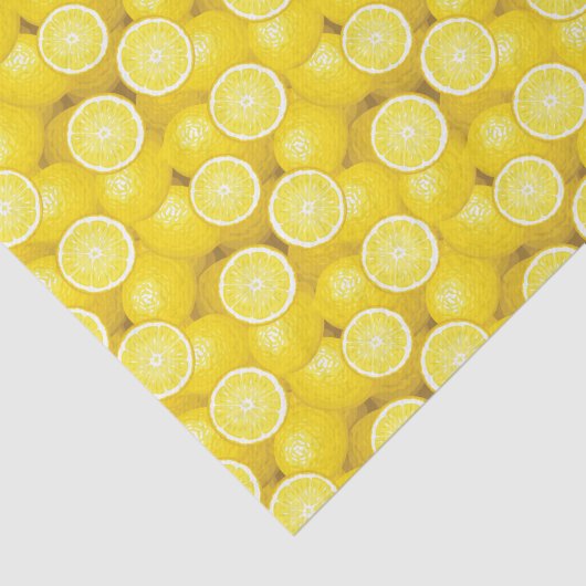 Lemon Pattern 2 Tissuepapier (Detail)