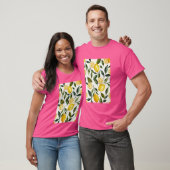 Lemon Pattern Art Fruit T-shirt (Unisex)