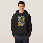 Lemon Pattern Art Minimalist Fruit 1 Hoodie (Voorkant volledig)