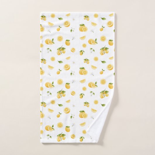 Lemon Pattern Bad Handdoek (Handdoek)