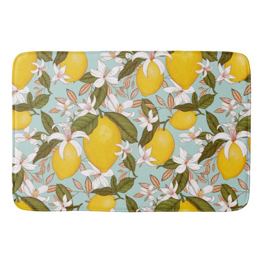 Lemon Pattern Badmat (Voorkant)