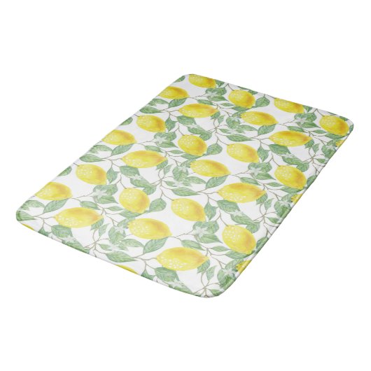 Lemon Pattern Badmat (Gekanteld)