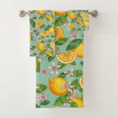 Lemon Pattern Bath Towel set Bad Handdoek (Insitu)