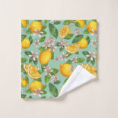 Lemon Pattern Bath Towel set Bad Handdoek (Wasdoekje)