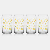 Lemon Pattern Blikvorm Glas (Achterkant)