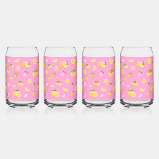 Lemon Pattern Blikvorm Glas (Links)