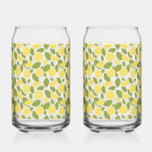 Lemon Pattern Blikvorm Glas (Voorkant)