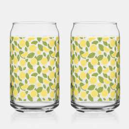 Lemon Pattern Blikvorm Glas