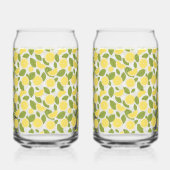 Lemon Pattern Blikvorm Glas (Achterkant)