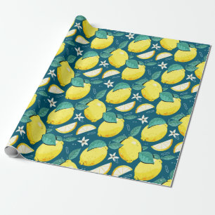 Lemon Pattern Cadeaupapier