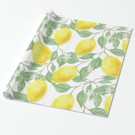 Lemon Pattern Cadeaupapier