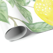 Lemon Pattern Cadeaupapier (Rol Hoek)