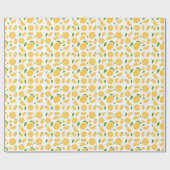 Lemon Pattern Cadeaupapier (Vlak)