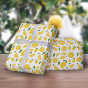 Lemon Pattern Cadeaupapier