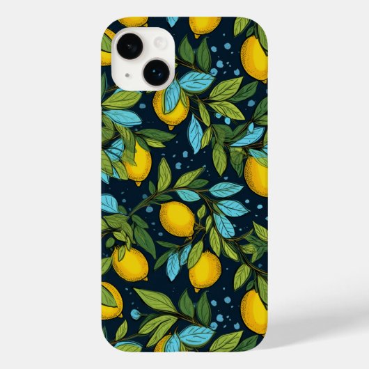 Lemon Pattern Case-Mate iPhone Case (Achterkant)