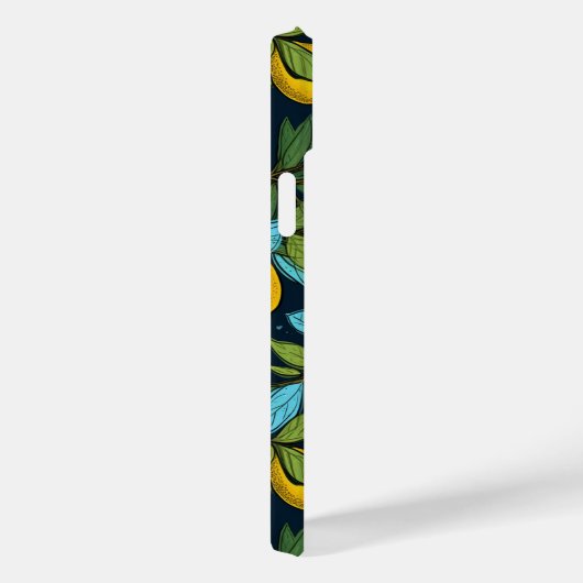 Lemon Pattern Case-Mate iPhone Case (Achterkant / Rechts)