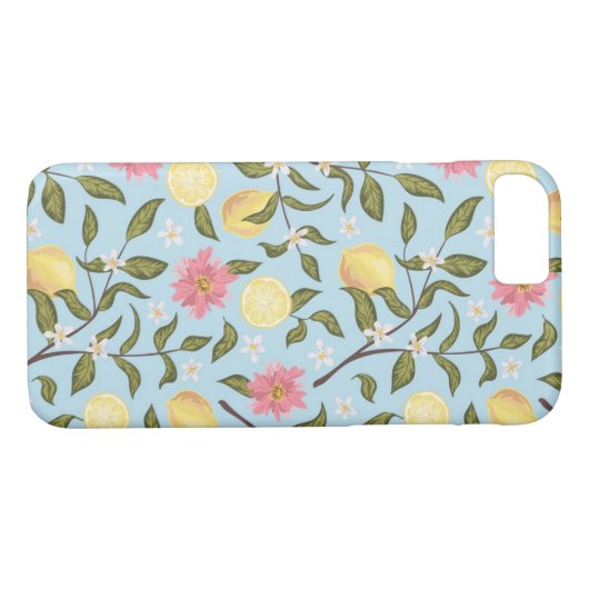 Lemon Pattern Case-Mate iPhone Case (Achterkant (Horizontaal))