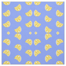Lemon Pattern Fabric Stof