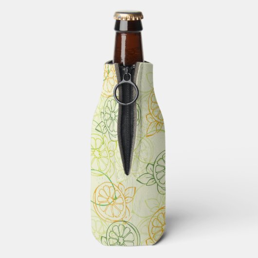 Lemon Pattern Flesjeskoeler (Fles Achterkant)