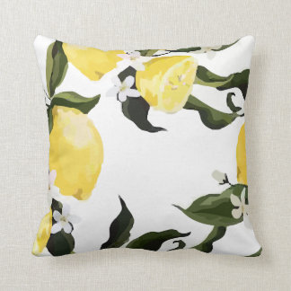 Lemon Pattern Fruit Kussen