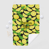 Lemon Pattern Golfhanddoek (Insitu)