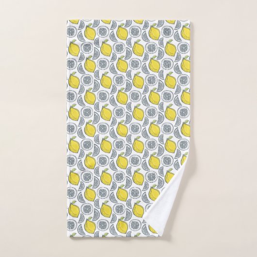 Lemon Pattern-handdoekset Bad Handdoek (Handdoek)