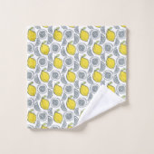 Lemon Pattern-handdoekset Bad Handdoek (Wasdoekje)