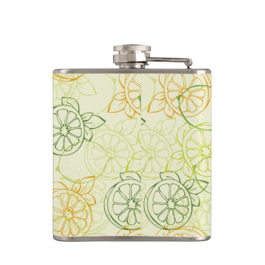 Lemon Pattern Heupfles (Achterkant)