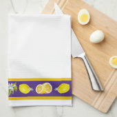 Lemon Pattern I Theedoek (Quarter Fold)