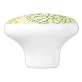 Lemon Pattern Keramische Knop (Zijkant)