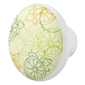 Lemon Pattern Keramische Knop (Rechts)