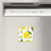Lemon Pattern Kitchen Artwork Lemon Pattern Fruit Magneet (Insitu (Vaatwasser))