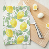 Lemon Pattern Kitchen Towel Theedoek (Quarter Fold)