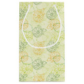 Lemon Pattern Klein Cadeauzakje (Achterkant)