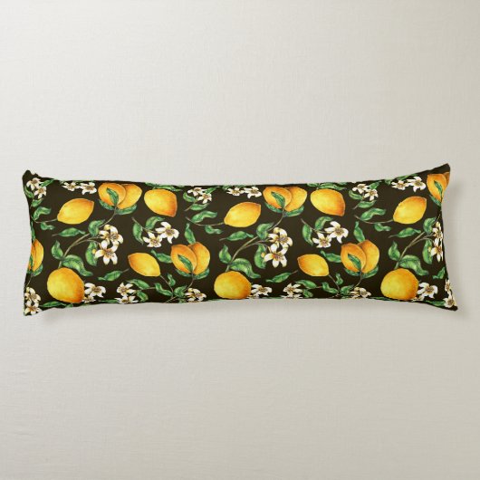 Lemon Pattern Lichaamskussen (Achterkant)