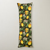 Lemon Pattern Lichaamskussen (Achterkant (Verticaal))