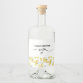Lemon Pattern Likeurfles Etiket (Voorkant)
