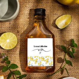 Lemon Pattern Likeurfles Etiket